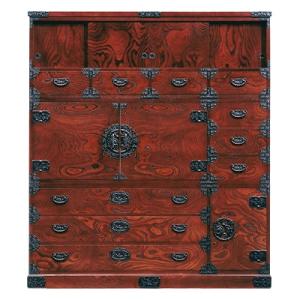 ふるさと納税 大川市 職人の技術を感じる伝統工芸品【吉野民芸160間タンス】職人MADE大川家具『境木工』