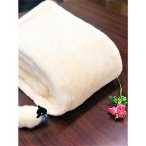 ふるさと納税 泉大津市 泉大津製メリノウールマイヤー毛布(毛羽部分)　無着色