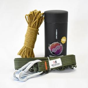 ふるさと納税 吉田町 TOUGH CORD 桑/TOUGH HOOK　カーキ セット　キャンプ用品