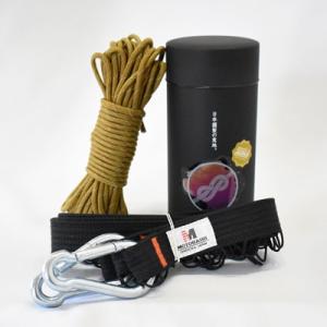 ふるさと納税 吉田町 TOUGH CORD 桑/TOUGH HOOK　ブラック セット　キャンプ用品