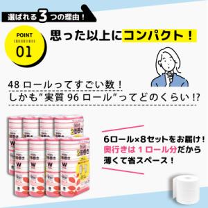 ふるさと納税 沼津市 トイレットペーパー 48...の詳細画像2