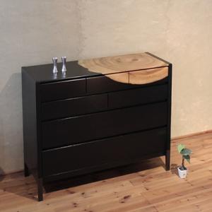 ふるさと納税 大川市 チェスト120　KUSU 120x45x95　楠　大川市　WAプラス