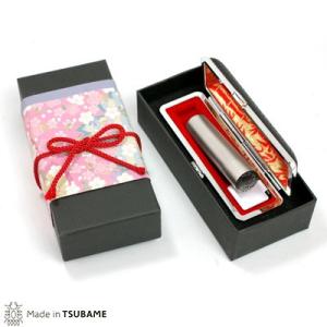 ふるさと納税 燕市 燕市製造【Made in Tsubame】匠チタン印鑑-マットシルバーチタン15...