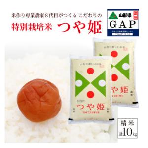ふるさと納税 酒田市 【令和8年産 新米予約】[精米]特別栽培米 つや姫　10kg(5kg×2袋)「農家直送」 KA