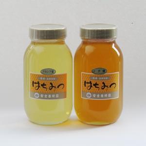 ふるさと納税 横手市 国産自家採集はちみつ2種詰め合わせ(アカシア・トチ　合計8本　9.6kg)
