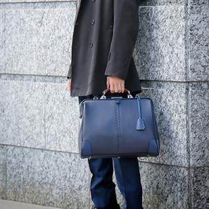 ふるさと納税 豊岡市 豊岡鞄　YOUTA LIZARD 3WAY 横ダレス(YK-7)ネイビー