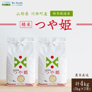 ふるさと納税 川西町 令和7年産　山形県産　つや姫　4kg