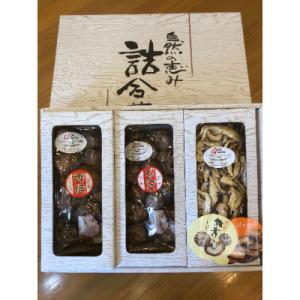 ふるさと納税 中津市 大分産原木椎茸3種食べくらべギフトセットB　大分県原木椎茸　どんこ80g 香信...