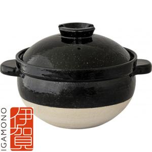 ふるさと納税 伊賀市 長谷園　伊賀焼 炊飯土鍋「かまどさん」(5合炊き)
