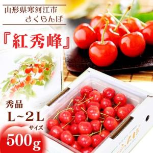 ふるさと納税 寒河江市 さくらんぼ 「紅秀峰」500g 秀品 L〜2L【2026年6月中旬頃〜7月上旬頃発送予定】山形県産