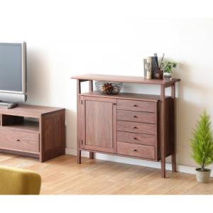 ふるさと納税 旭川市 旭川家具 山室家具製作所 PROTOプロト キャビネット ウォールナット No.803_01962