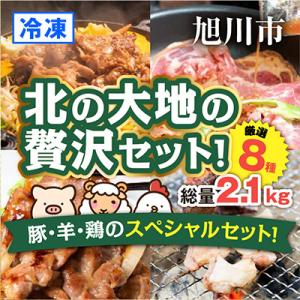 ふるさと納税 旭川市 豚・羊・鳥のスペシャルセット!(8品・総量2.1キロ)_00572