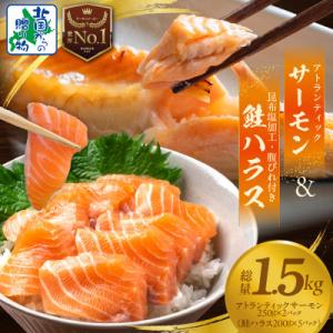 ふるさと納税 泉佐野市 アトランティックサーモン 250g×2パック&amp;訳あり 鮭ハラス 200g×5...