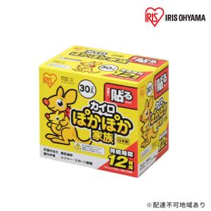 ふるさと納税 大河原町 カイロ30P×8箱ぽかぽか家族 貼るレギュラーPKN-30HRアイリスオーヤ...