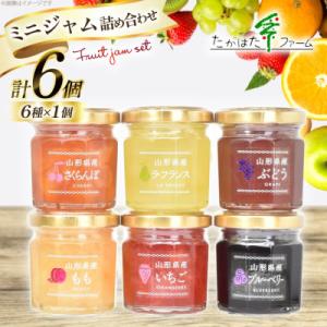 ふるさと納税 高畠町 ジャム ミニジャム 6種 詰め合わせ 食べ比べセット