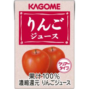 ふるさと納税 富士見町 カゴメ りんごジュース 業務用 100ml 紙パック 36本入