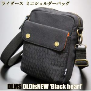 ふるさと納税 篠栗町 DLMS OLDisNEW 'Black heart’ ミニショルダーバッグ【...