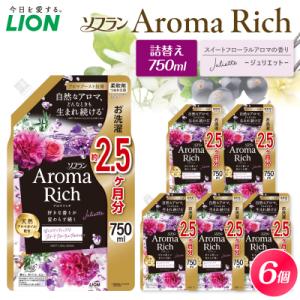 ふるさと納税 市原市 ソフラン アロマリッチ Juliette(ジュリエット) つめかえ用750ml×6個