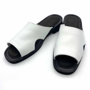 ふるさと納税 御所市 WRAP SANDALS/ラップサンダル　 ホワイト×ブラック　23(23.0...
