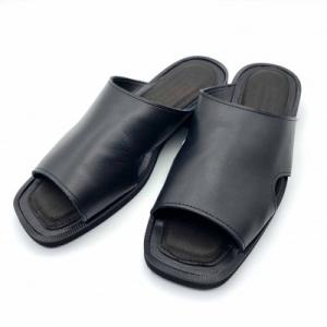 ふるさと納税 御所市 WRAP SANDALS/ラップサンダル　 ブラック×ブラック　25(25.0...