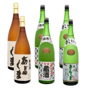 ふるさと納税 田村市 あぶくま呑み比べ3種セット(1800ml×6本)