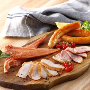 ふるさと納税 山梨県 甲州地どりスモークチキンセット