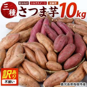 ふるさと納税 指宿市 さつまいも3種(紅はるか・シルクスイート・安納芋)詰合せ10kg(013-11...