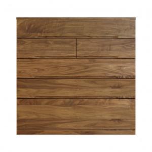 ふるさと納税 大川市 幅102-5段チェスト「ナテュール」ウォールナット材無垢 桐タンス 衣類収納 【丸田木工】