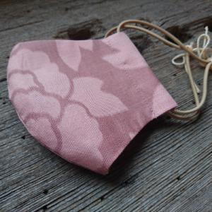 ふるさと納税 長瀞町 秩父銘仙　絹マスク　Mサイズ　