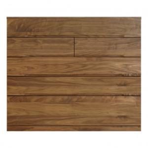 ふるさと納税 大川市 幅118-5段チェスト「ナテュール」ウォールナット材無垢 桐タンス 衣類収納 【丸田木工】