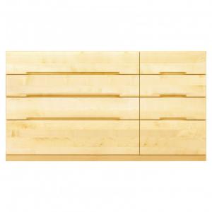 ふるさと納税 大川市 幅151-4段チェスト「ナテュール」メープル材無垢 桐タンス 衣類収納 【丸田木工】