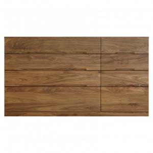 ふるさと納税 大川市 幅151-4段チェスト「ナテュール」ウォールナット材無垢 桐タンス 衣類収納 【丸田木工】