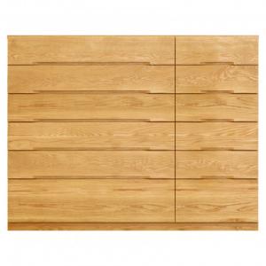 ふるさと納税 大川市 幅151-6段チェスト「ナテュール」ホワイトオーク材無垢 桐タンス 衣類収納 【丸田木工】