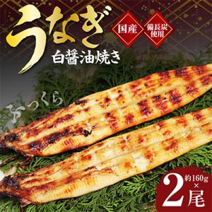 ふるさと納税 泉佐野市 国産!うなぎ白醤油焼き2尾　せいろ蒸し備長炭仕上げ kgp0041