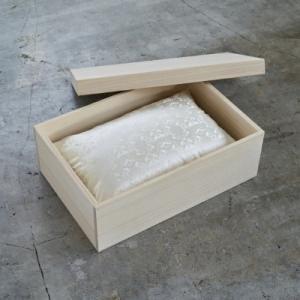 ふるさと納税 都留市 アイダーダウン枕 桐箱入りの詳細画像1