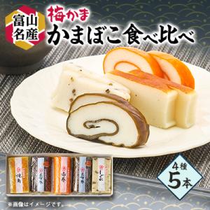 ふるさと納税 富山県 梅かま　中型かまぼこ　5本
