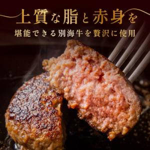 ふるさと納税 別海町 本格 牛肉ハンバーグステ...の詳細画像1