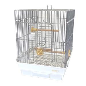 ふるさと納税 みよし市 HOEIの鳥かご　小鳥用ステンレス手のりケージ　21手のりステンレス