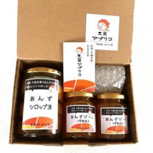 ふるさと納税 千曲市 千曲市産あんずシロップ漬(半割・370g)1個 千曲市森産あんずジャム(平和丸...