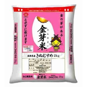 ふるさと納税 安来市 BG無洗米　金芽米きぬむすめ2kg