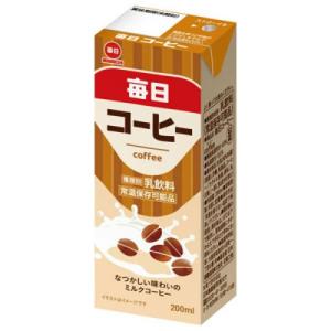 ふるさと納税 和泉市 毎日牛乳 毎日コーヒー 200ml紙パック×24本入