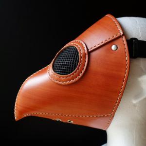 ふるさと納税 長浜市 長濱レザーのペストマスク