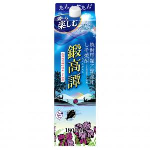 ふるさと納税 白糠町 しそ焼酎 鍛高譚パック[1800ml]【6本セット】