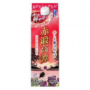ふるさと納税 白糠町 赤鍛高譚パック[900ml]【4本セット】