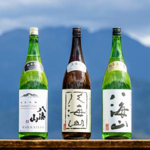 ふるさと納税 南魚沼市 越後の名酒「八海山」純米吟醸55%・大吟醸・純米大吟醸一升瓶詰合せ(各180...