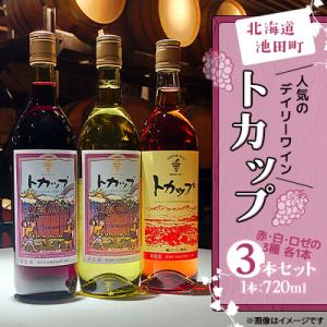 ふるさと納税 池田町 十勝ワイン トカップ3本セット