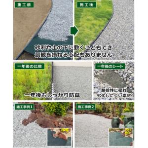 ふるさと納税 橋本市 ガーデニングや庭の景観改善に使用　雑草を防ぎ草抜き作業を軽減　水を通す強度抜群...