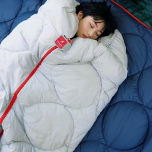 ふるさと納税 福山市 眠りのプロがつくったサステナブルエアーフレイク使用の多機能寝袋【レリーバーシュ...