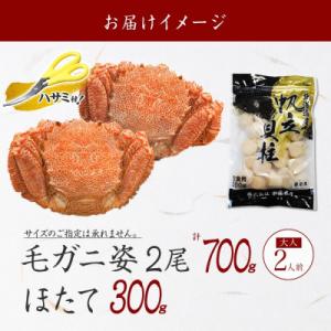 ふるさと納税 弟子屈町 【のし付】毛蟹2尾 約...の詳細画像3