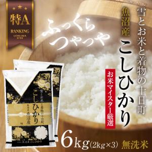 ふるさと納税 十日町市 無洗米 魚沼産 コシヒカ...の商品画像